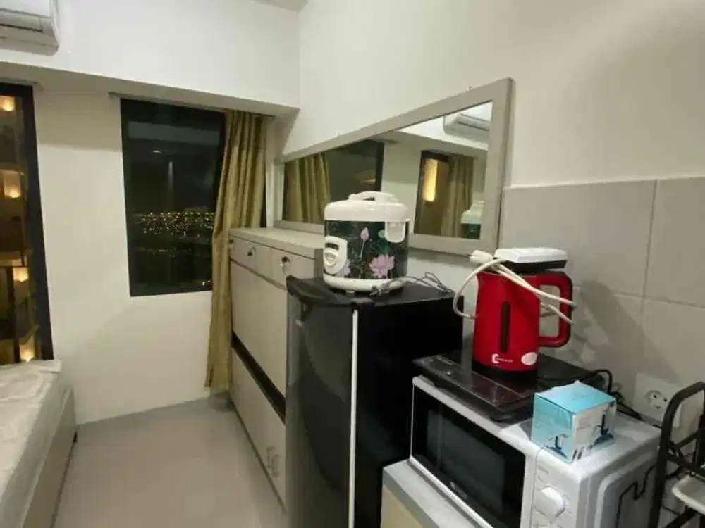 Disewakan Apartemen Osaka Riverview Pik2 studio full furnish 15jt/thn
