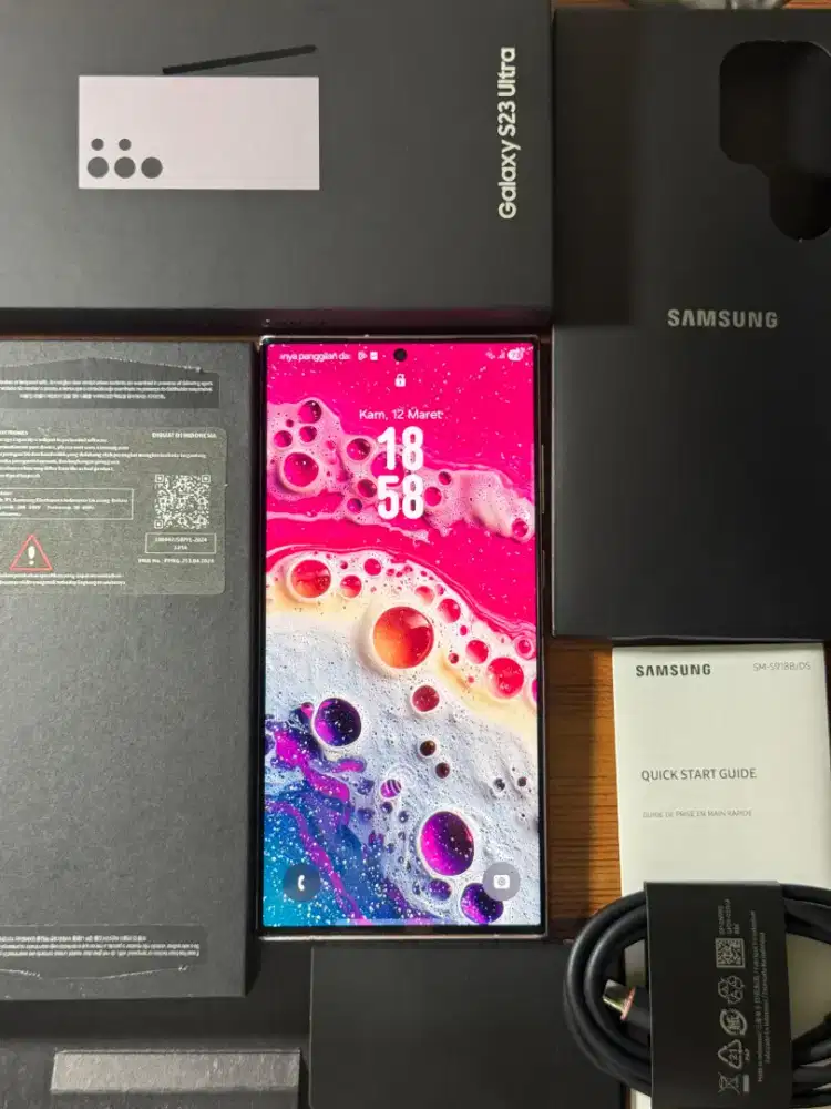 Samsung S23 Ultra 256 GB Lengkap Resmi SEIN