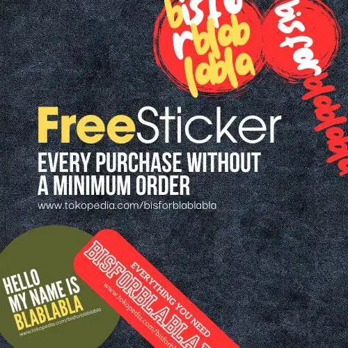 FREE setiap pembelian minimum