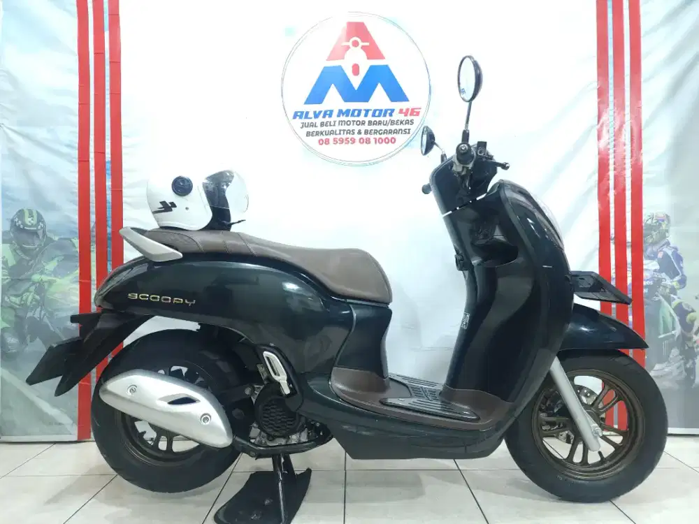 ( PROMO KREDIT DP 500 RB ) HONDA SCOOPY PRESTIGE TH 2024 LIKE NEW