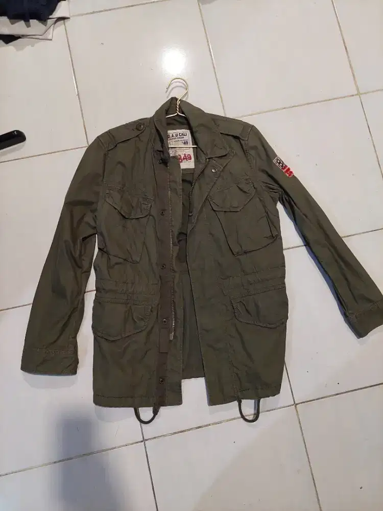 Jaket Parka Army Look