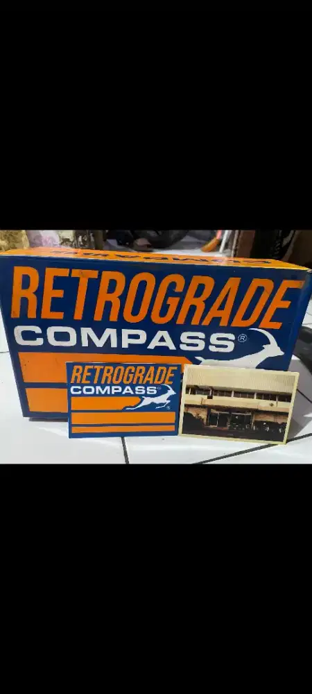 Compas Retrograde High Red Blue