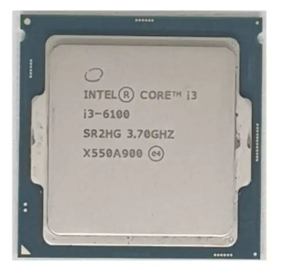Prosesor intel core i3 6100 dan ram vgen ddr4 8gb
