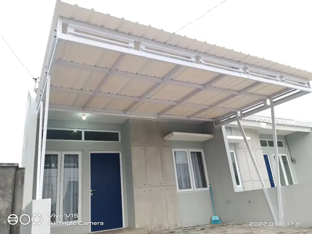 Pasang kanopi baja ringan dan renovadi rumah