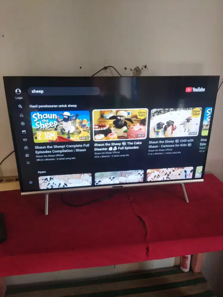Smart tv coocaa 32inch mulus noken