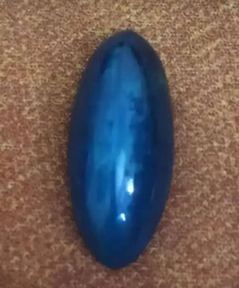 Batu akik Pandan biru natural tinggal naik ring siap pakai