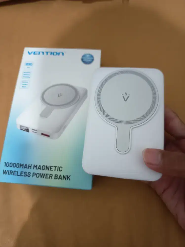 Vention 10.000MAH Magnetik Wireless Powerbank