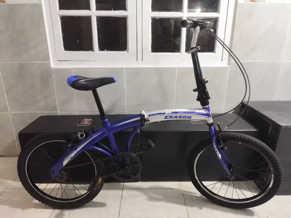 Sepeda lipat ukuran 20 siap pakai