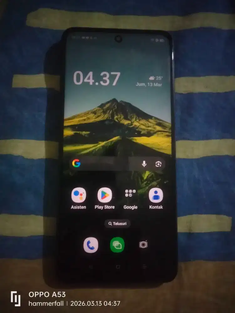 Oppo A58 warna hitam