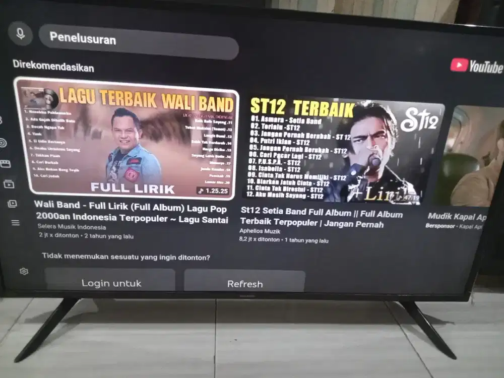 Jual goegle tv sharp 42 siap pakai