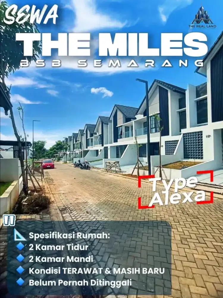The Miles rumah di sewakan dikontrakkan BSB SEMARANG SIAP HUNI