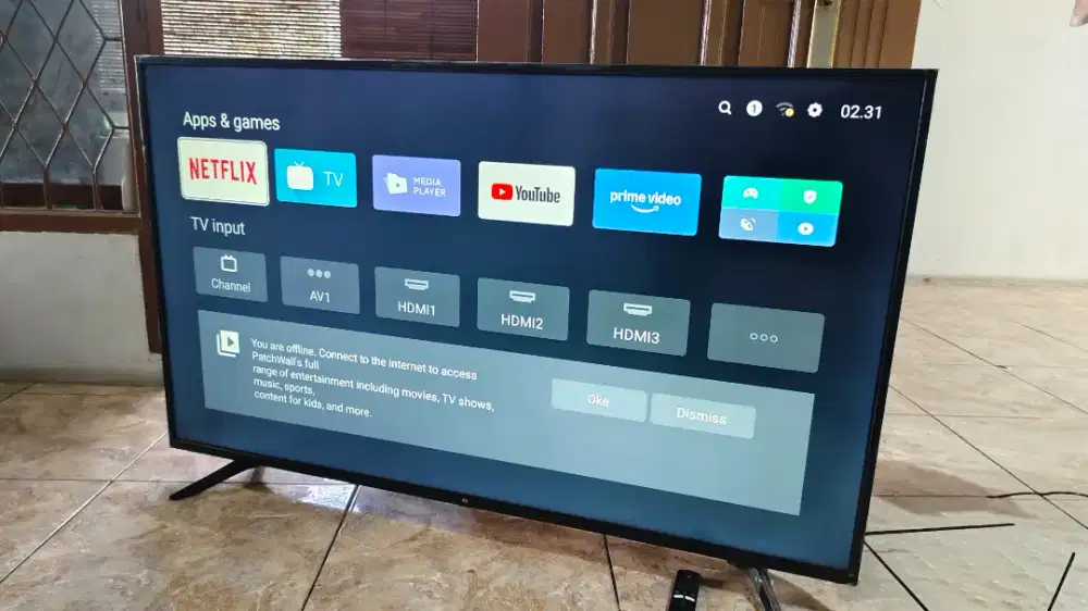 MI tv 55 inch Smart TV android
