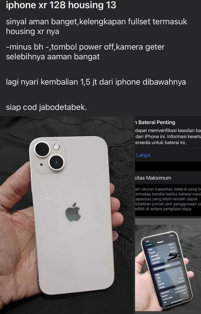 iphone xr 128 housing 13