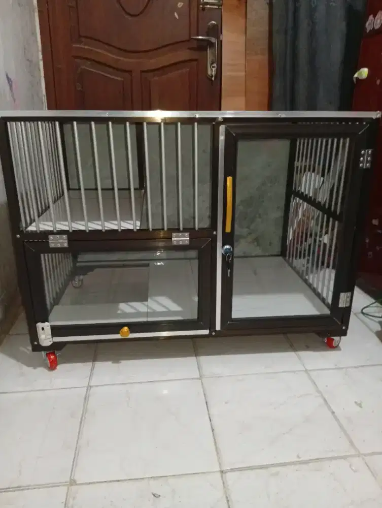 Kandang kucing alumunium