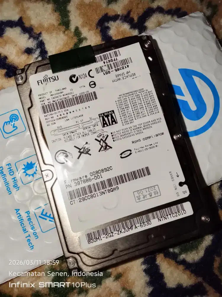 HDD 60GB isi 30 games ps2 no casing