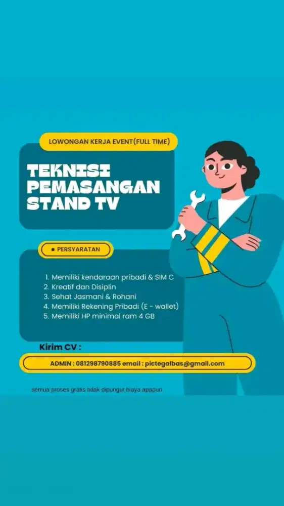 Lowongan Kerja Teknisi TV Pemasangan di tasik malaya