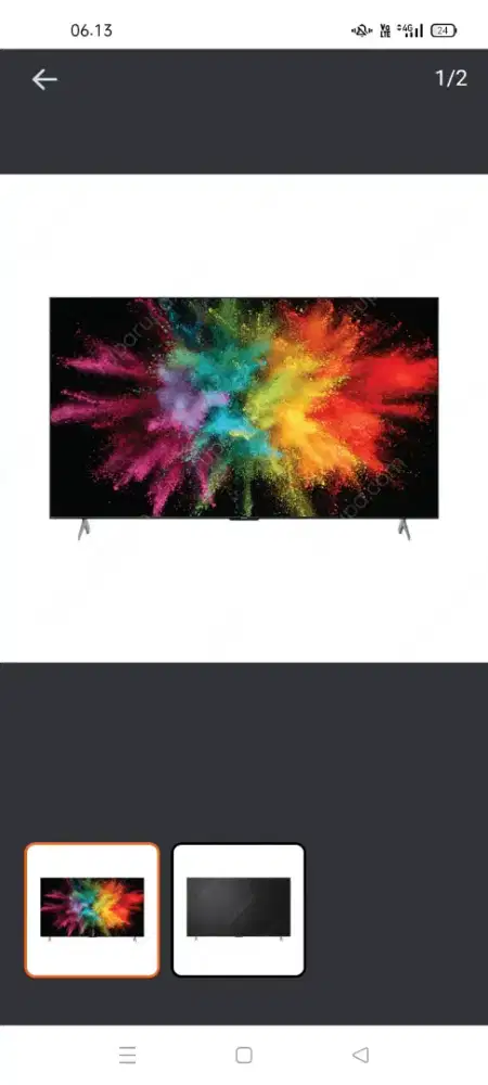 Sharp 50inc Qled google tv