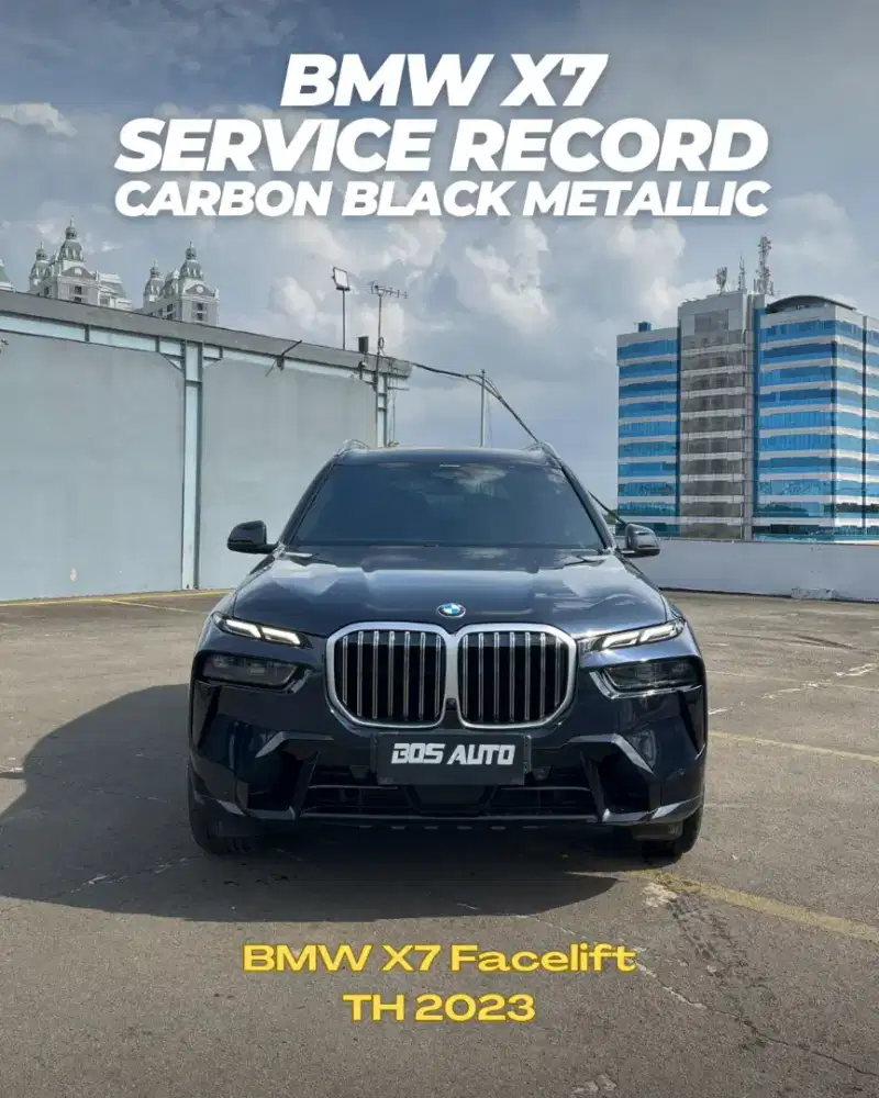 BMW X7 Facelift Carbon Black Metalik 2023