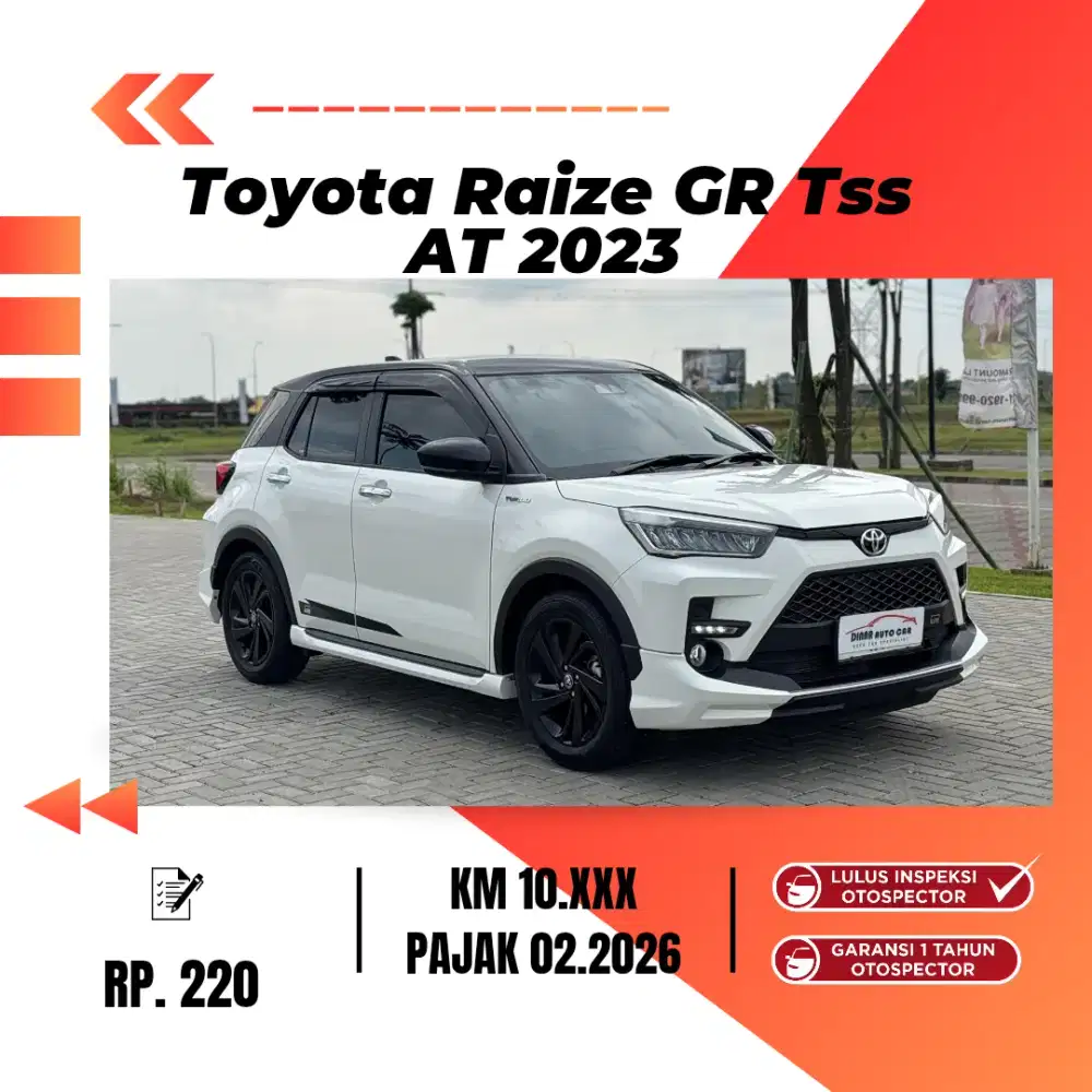 Raize GR TSS Two Tone 2023 KM 10RB