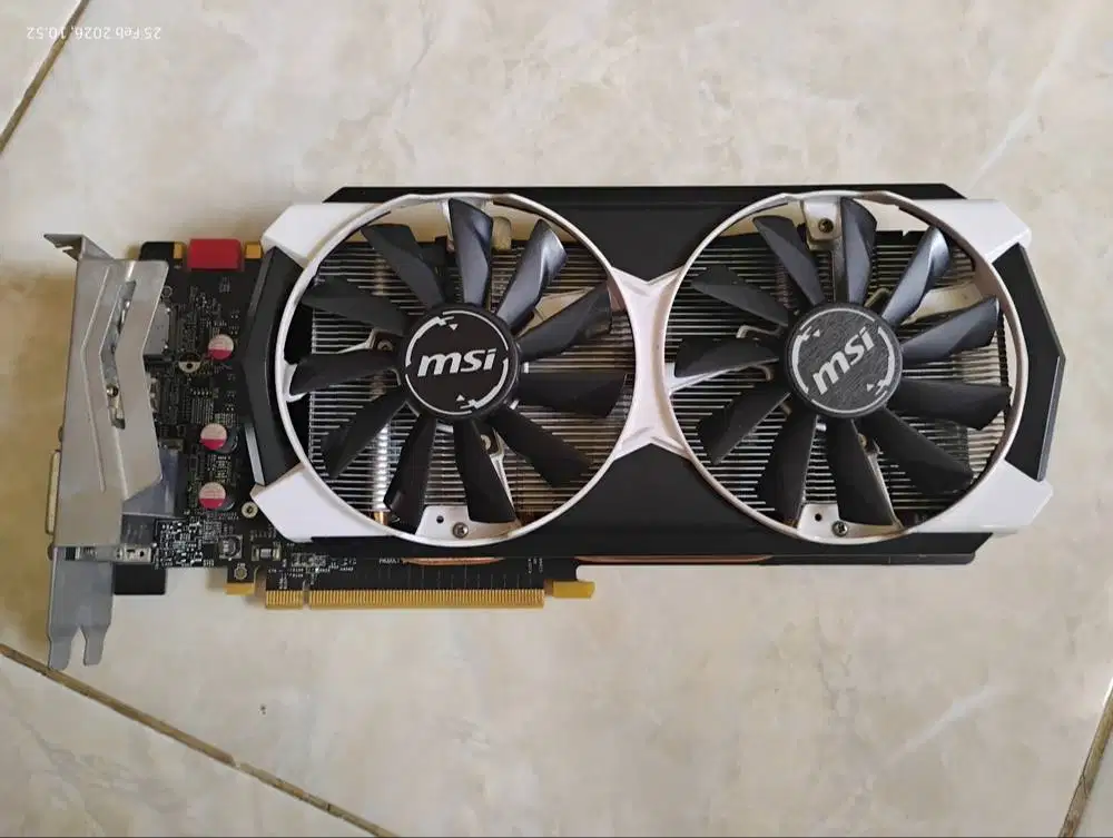 MSI ARMOR GTX 970 4GB 256Bit DDR5 2x6 Pin Power