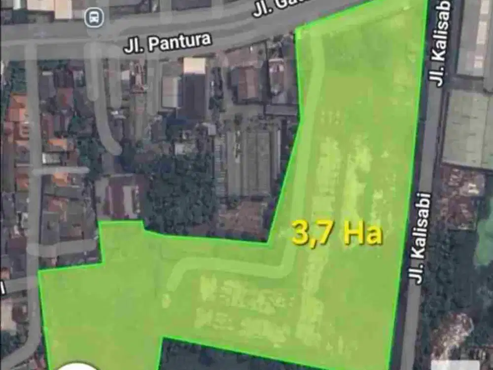 Dijual Lahan 3,7 Ha Zona Industri Jatiuwung Tangerang