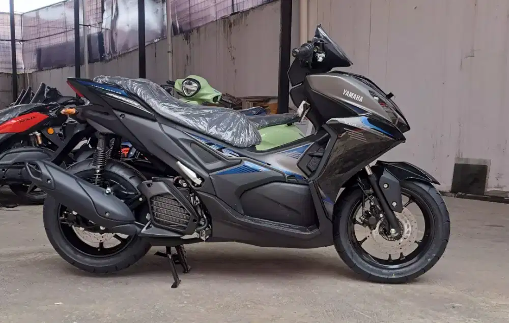 [ Motor Baru ] aerox alfha 155cc vva hitam