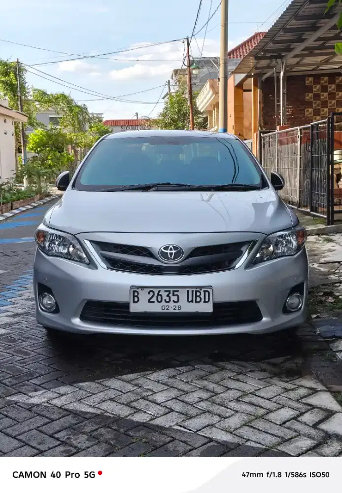 Toyota altis 2.0V 2012 km66rb