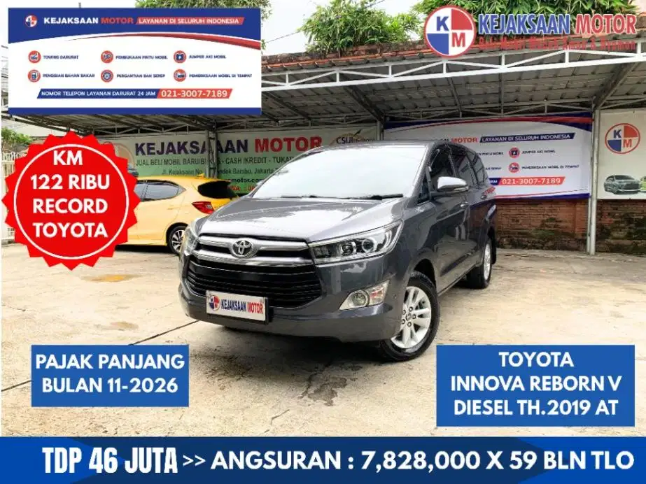 Toyota Innova Reborn V Diesel 2.4cc Automatic Th.2019