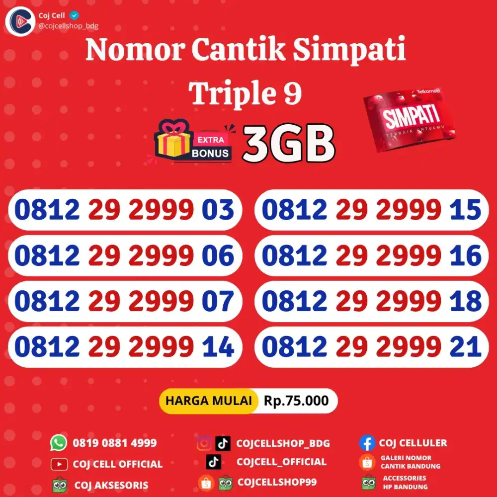 Nomor cantik Telkomsel