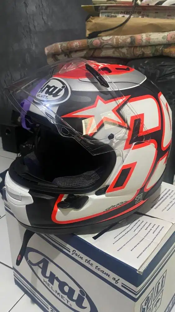 Arai rx7x Hayden Reset SNI
