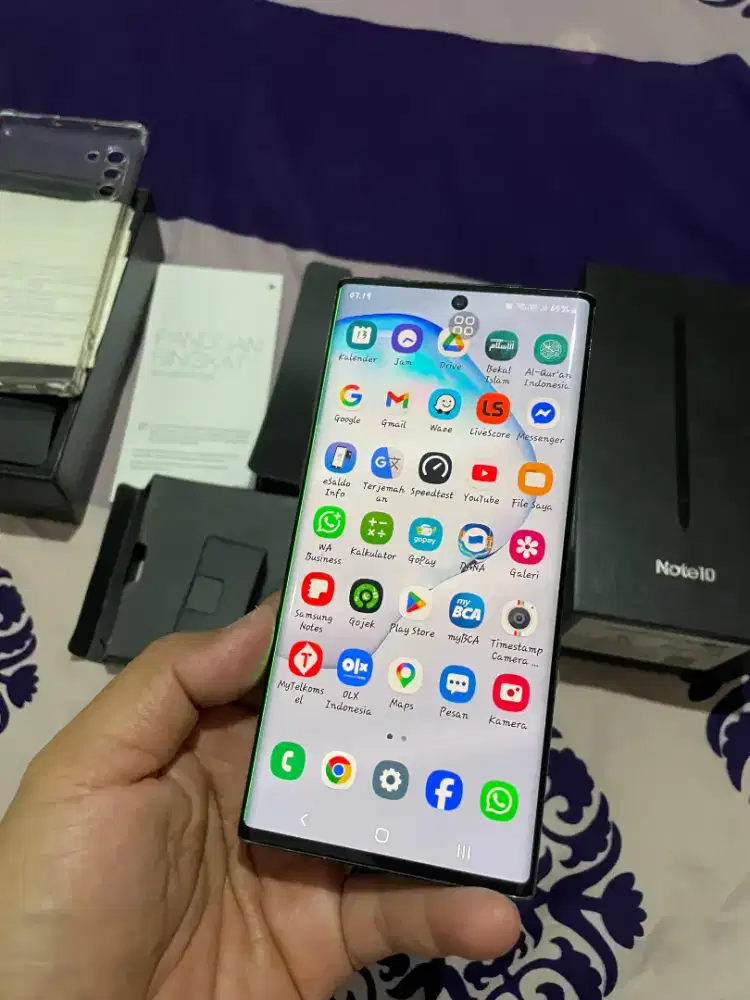 Samsung Note 10 Ram 8/256 Gb Eks Sein Fullset