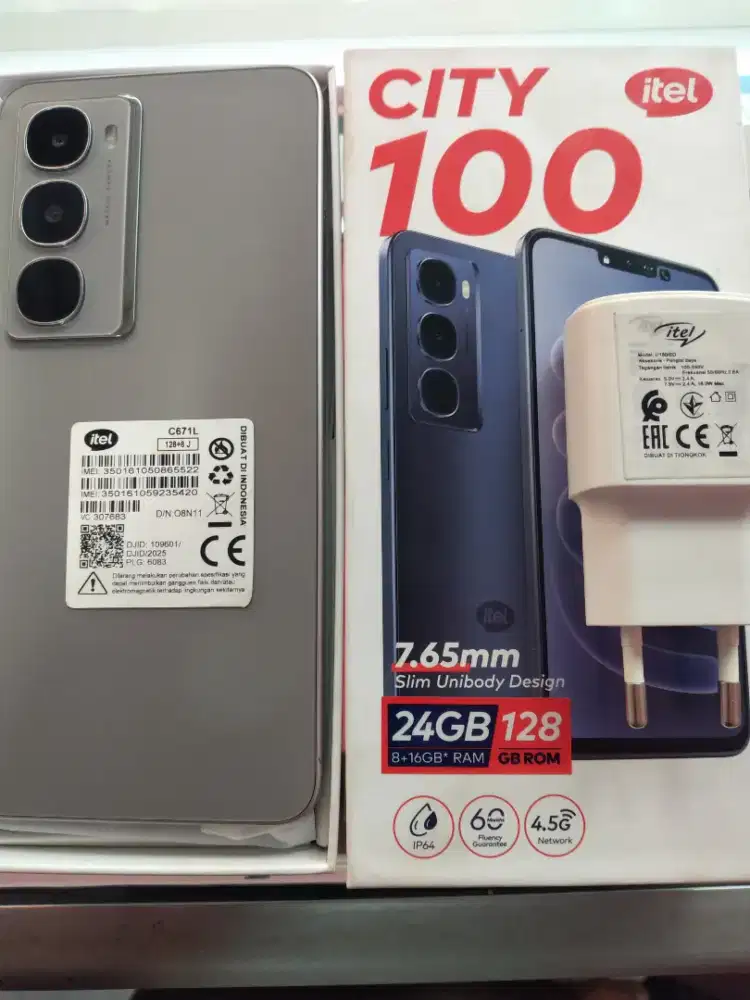 Itel city 100 second ram8÷16/ 128 mulus lengkap ori