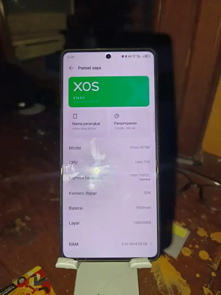 Infinix note 30 pro 8/256 second unit only mulus