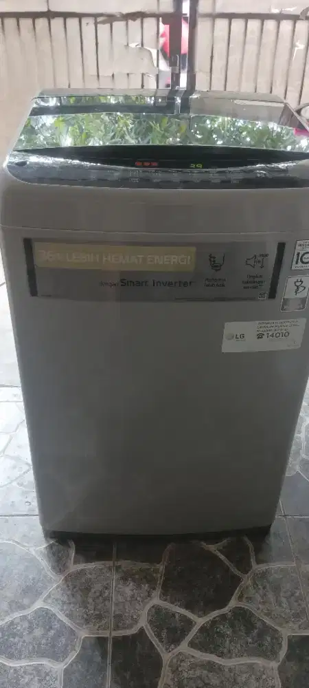 mesin cuci LG top loading inverter 7.5 kg josssss