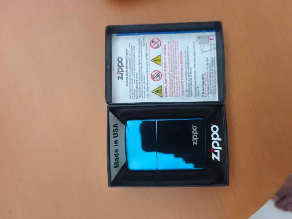 Zippo original blue saphire