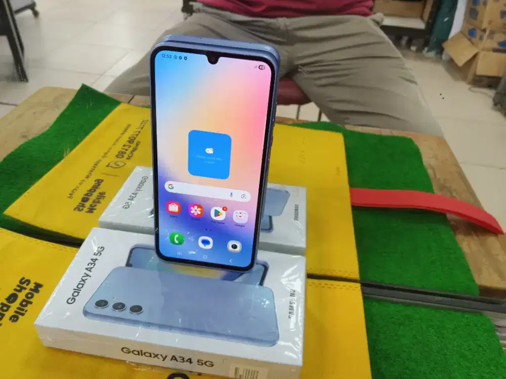 Samsung A34 5G Ram 8/256 gb mulus banget no minus lengkap