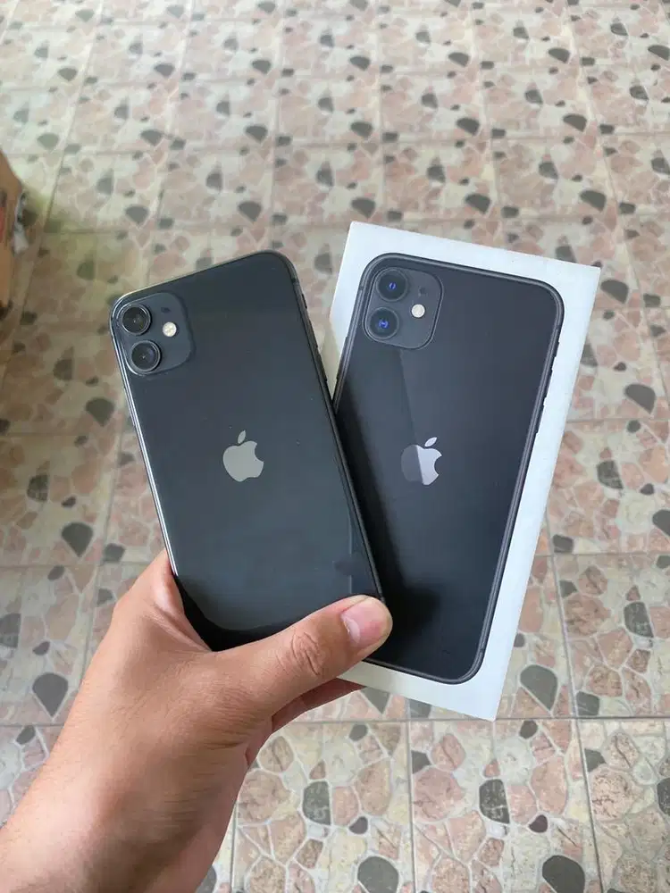 iPhone 11 64GB Black / Hitam ex iBox PA/A full orian luar dalam