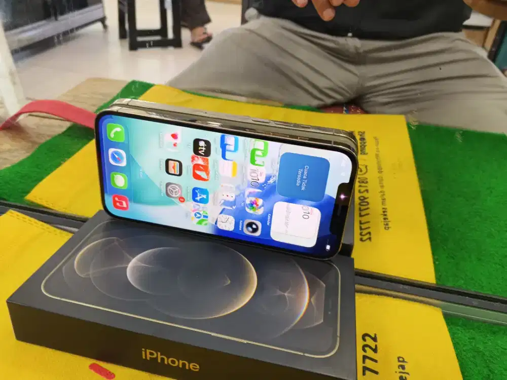 Iphone 12 pro max 128 gb ibox mulus lengkap smua normal