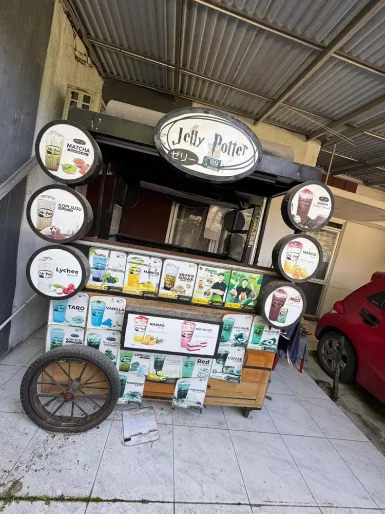 Di jual gerobak bekas es Jelly Potter