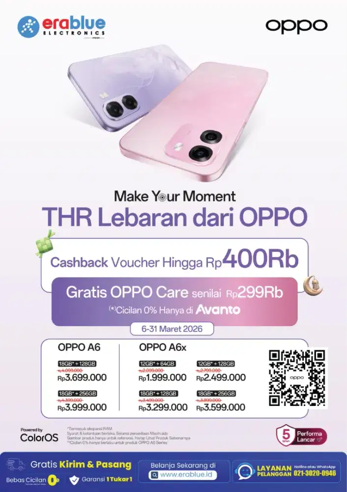 PROMO THR OPPO A6 Series