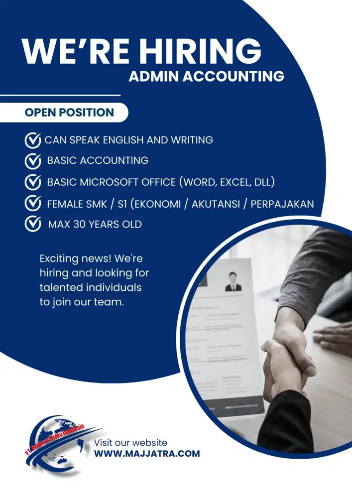 ACCOUNTING, ADMIN SALES