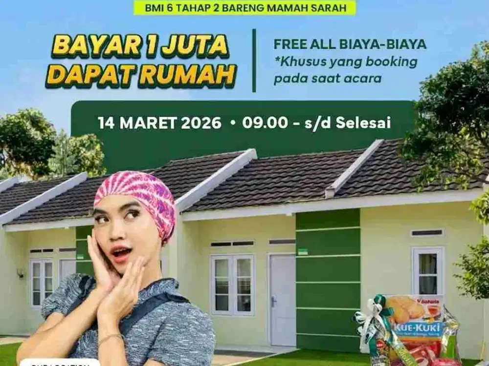 Rumah Nyaman & Strategis Dekat Exit Tol Parungkuda