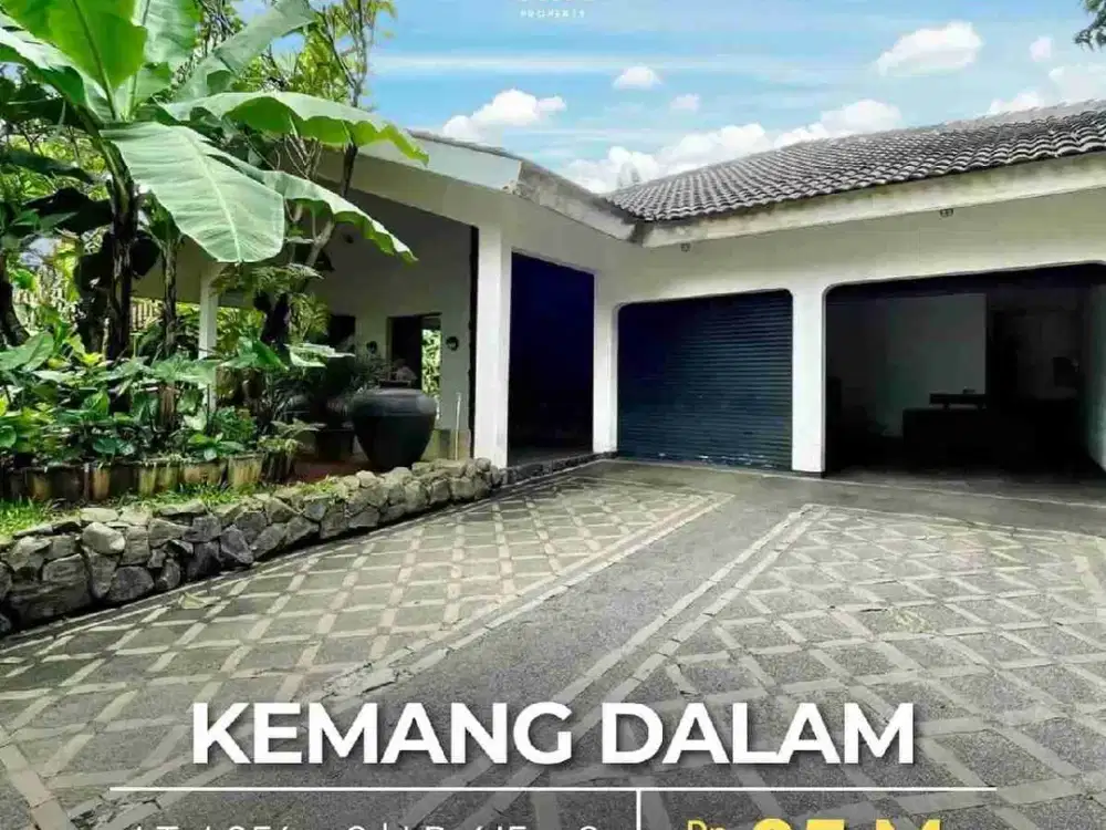 RUMAH TERAWAT SIAP HUNI Lokasi Tenang & Nyaman
Row Jalan Lebar
Bebas Banjir di Kemang Jakarta Selatan