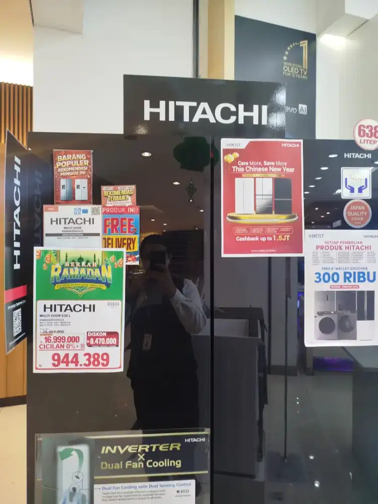 KULKAS HITACHI TIPE MULTIDOOR (4 PINTU)