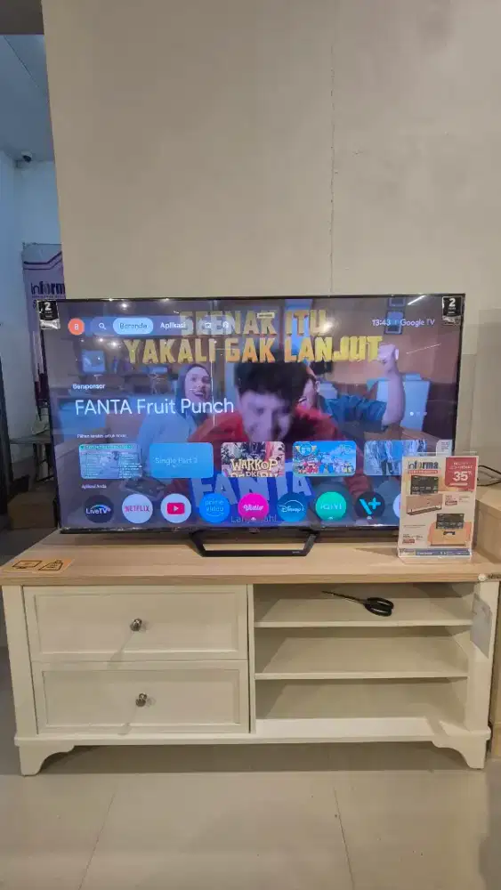 Ready stok tv 50 inc aqua google tv