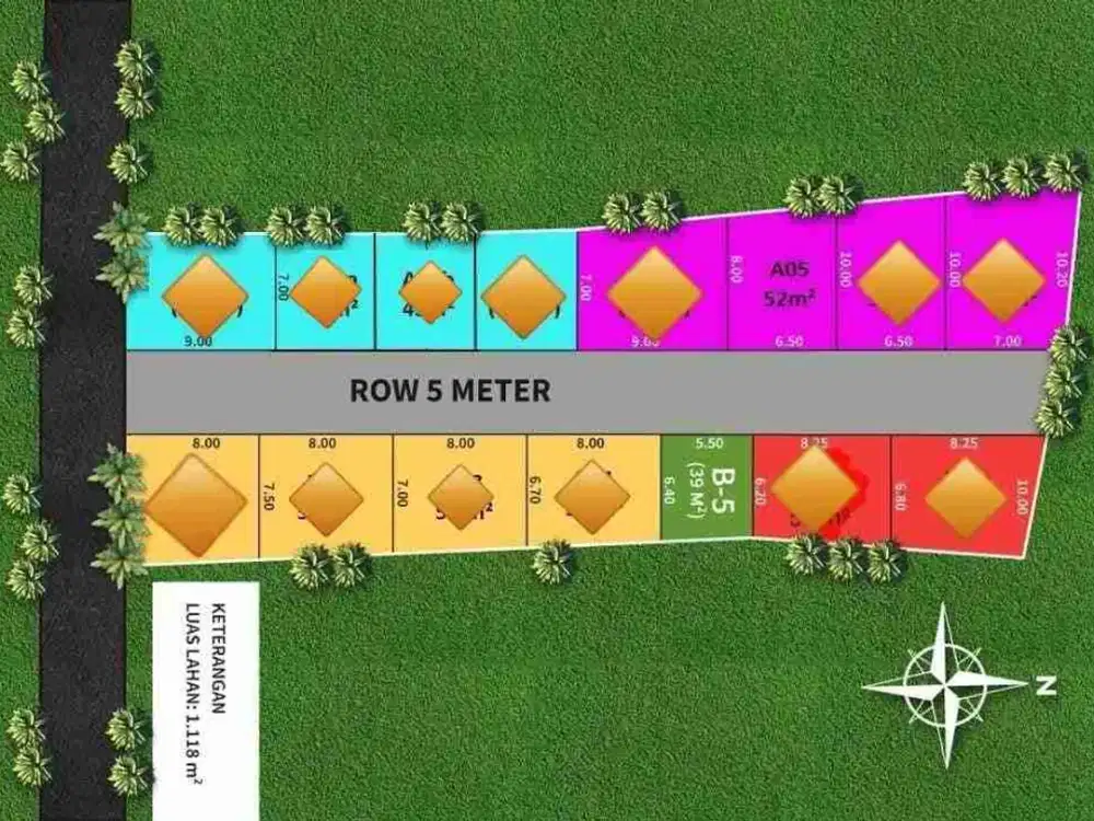 rumah dan tanah kavling pengasinan sawangan Depok