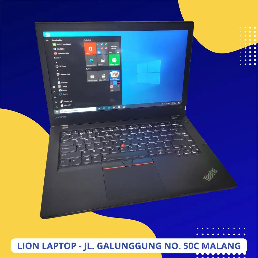 RAM 8GB SSD 256GB i5 Touchscreen Lenovo Thinkpad T470 [13|03]