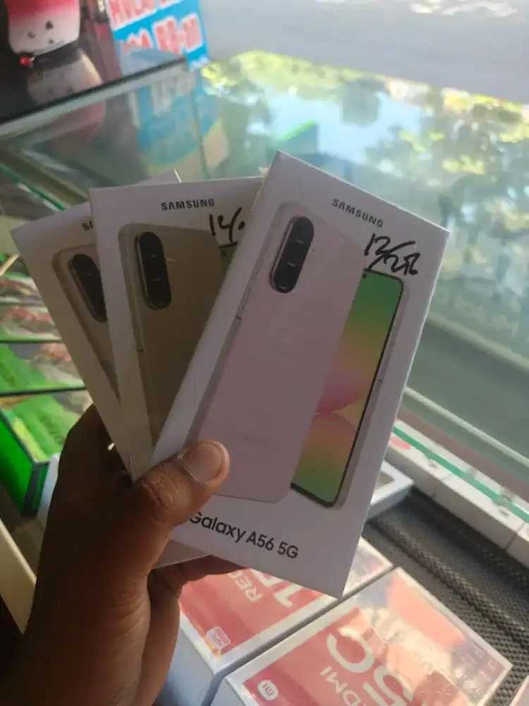 New Samsung galaxy A56 ram12/256 garansi resmi 1 tahun