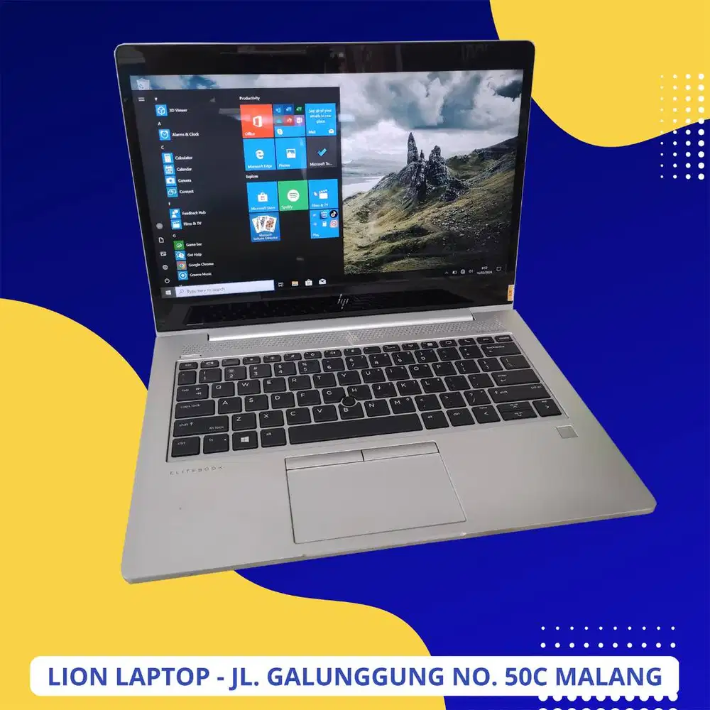 Core i7 gen 8 RAM 8GB Touchscreen Slim HP Elitebook 830 G6 [13|03]