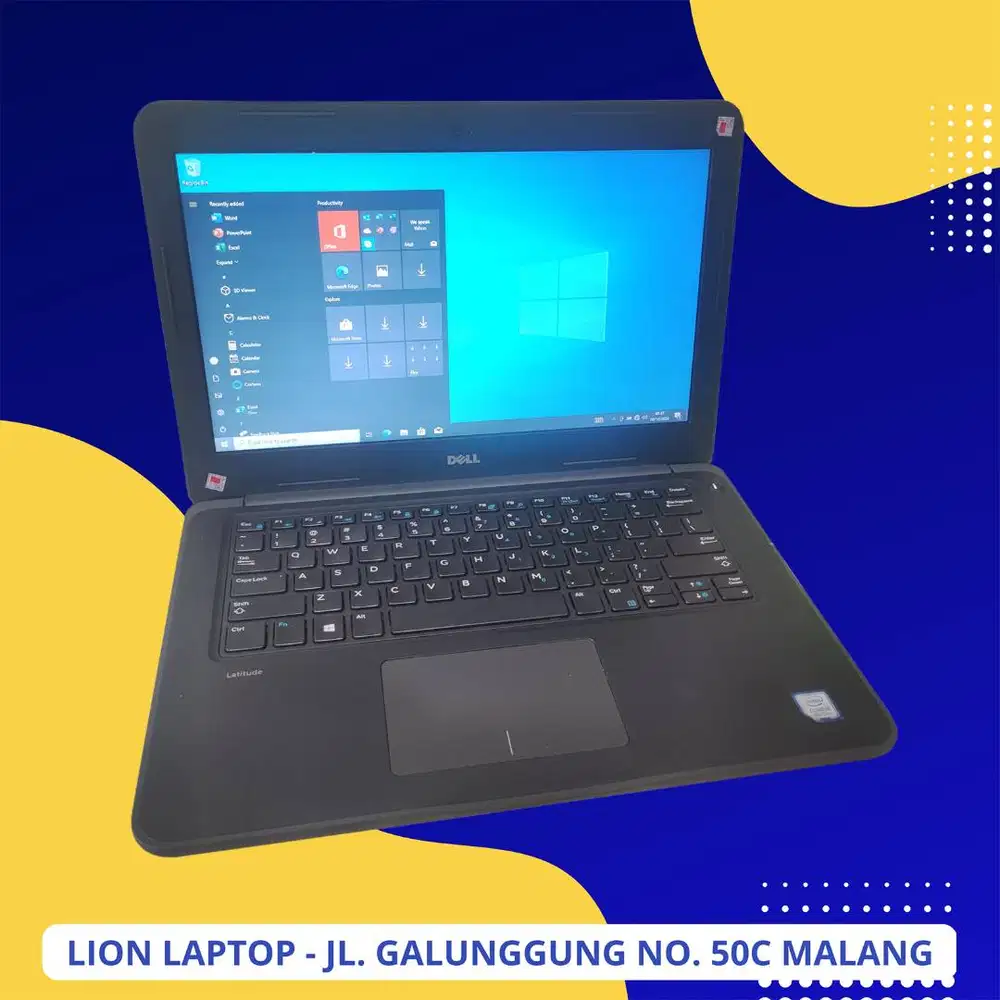 Core i5 Gen 7 Murah Mulus RAM 8GB SSD 256GB Dell Latitude 3380 [13|03]